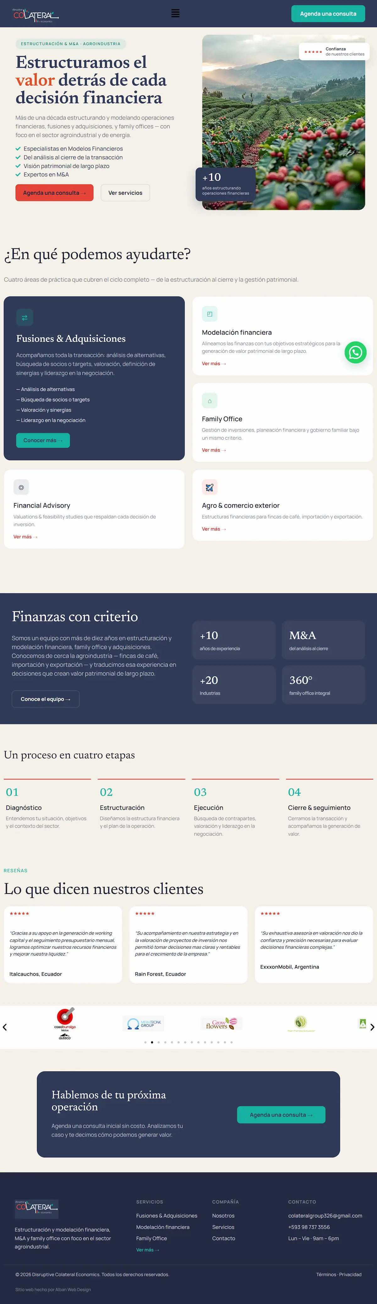 Web de Colateral Group